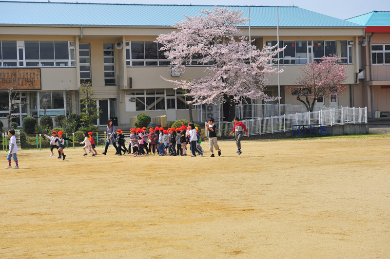 関西サイクルスポーツセンター賞 「桜の下で」天野小学校
